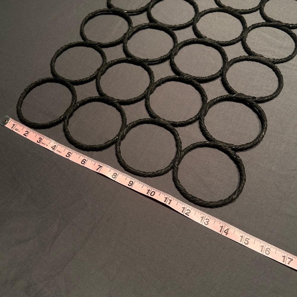 Foldable Black Multi-purpose 28 Slot Scarf Closet Organizer - Picture 3 of 5